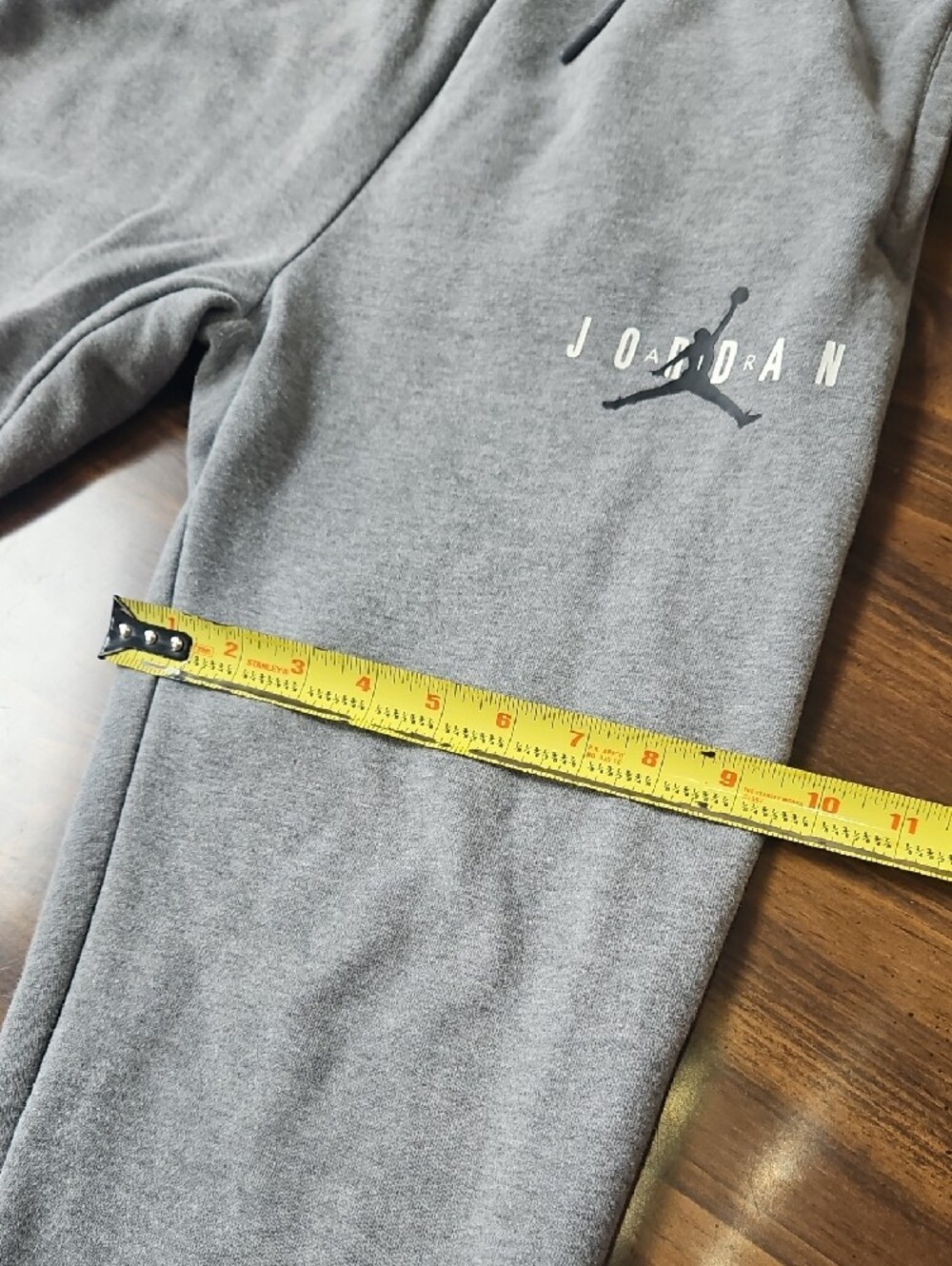 Air Jordan Gray Fleece Joggers - Picture 5 of 9